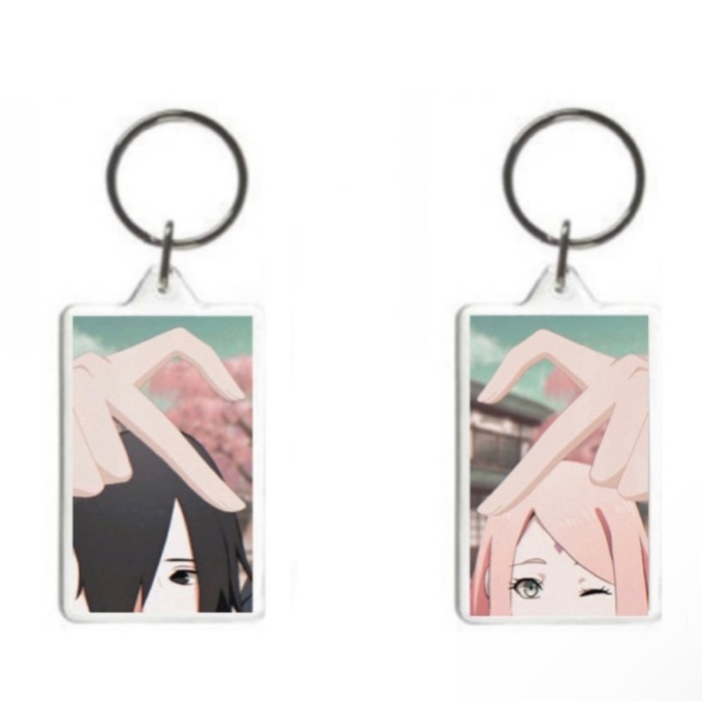 Anime matching keychain